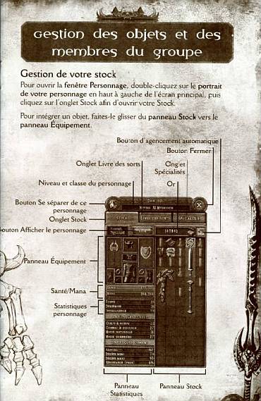 Une page du manuel d'utilisation